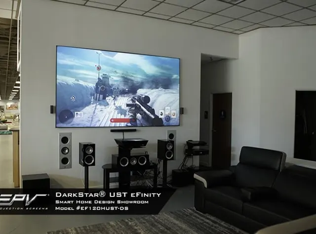 EPV Dark Star UST Edge-Free eFinity Projector Screen