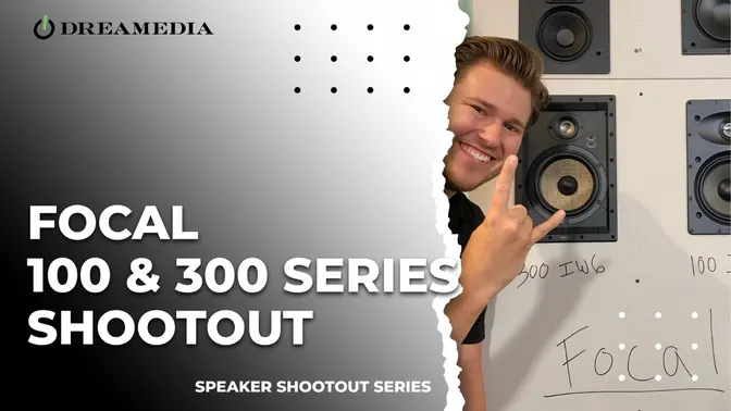 Focal 100 VS 300 Series in-wall comparison