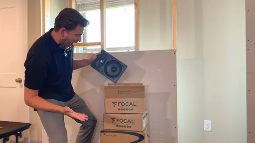 Focal 100 IW6 In Wall Speakers Unbox and Overview Houston TX