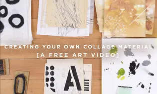 Free Art Video Creating Your Own Collage Material